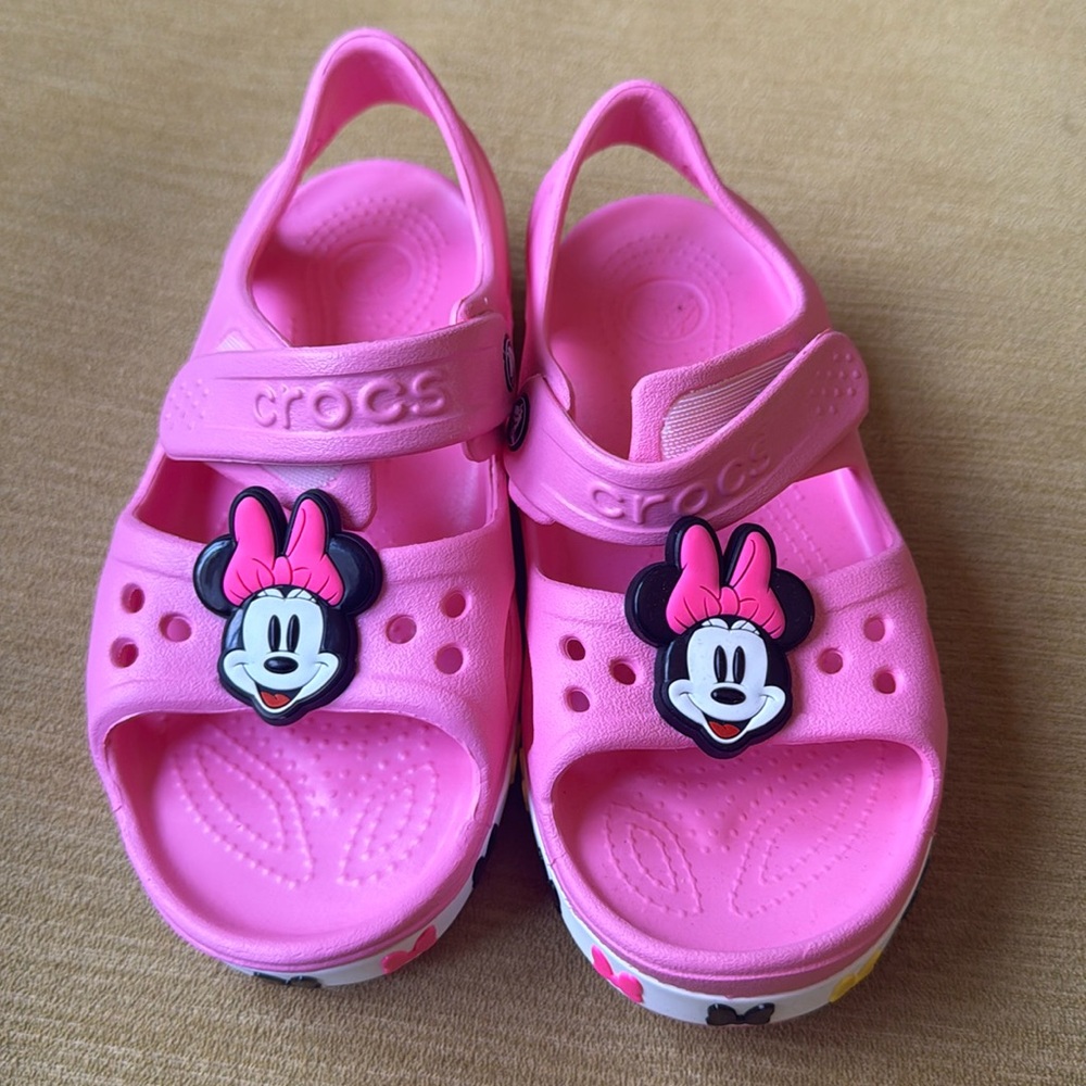 Minnie Mouse Croc Sandals